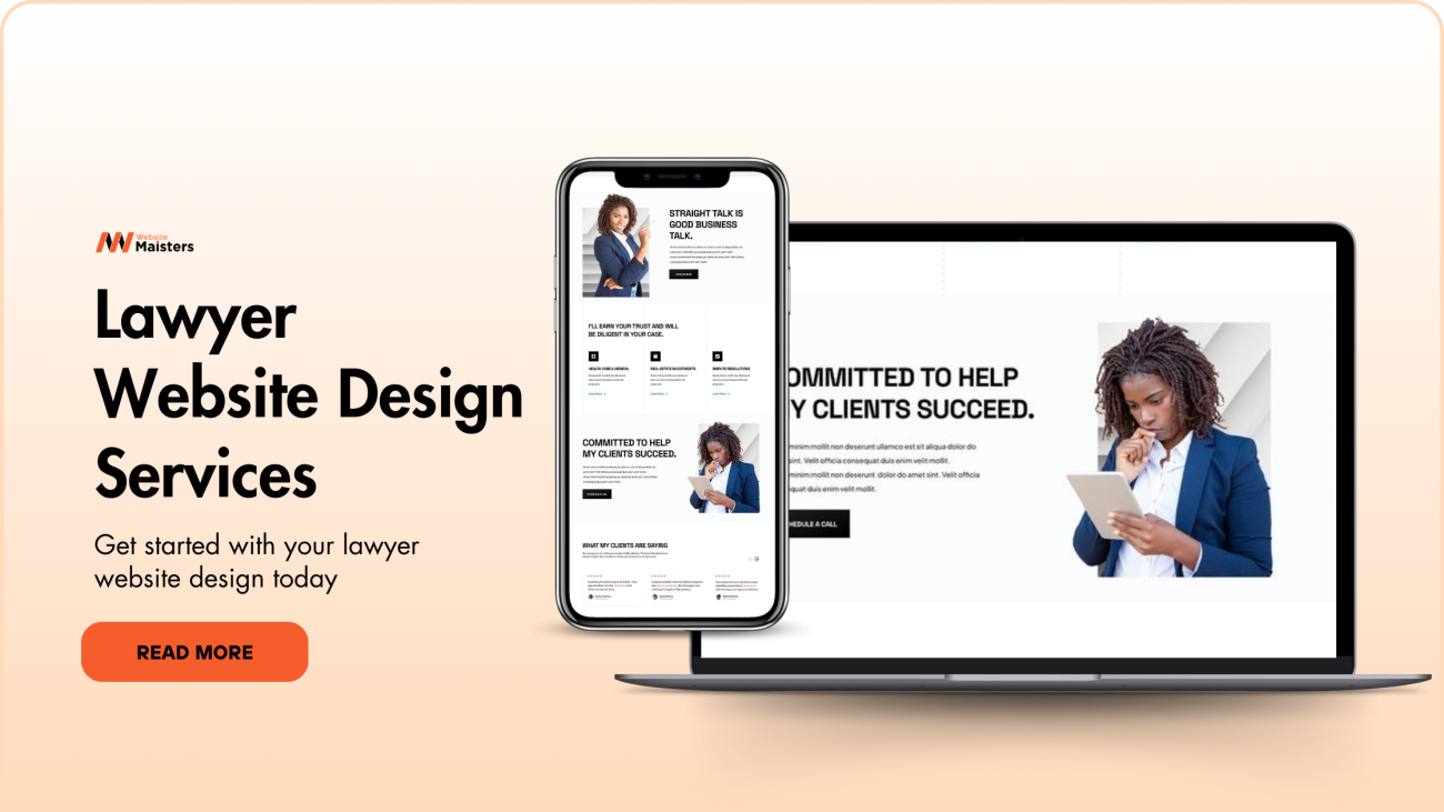 Maister lawyers website design