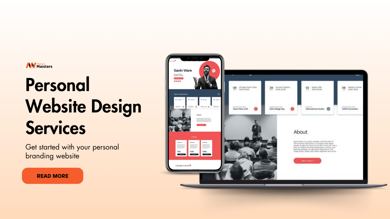 personal branding website maisters