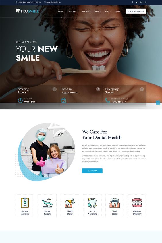 Designing Dentist website Maisters