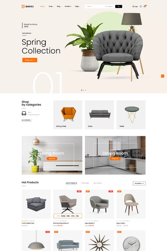 Ecommerce website design website maisters